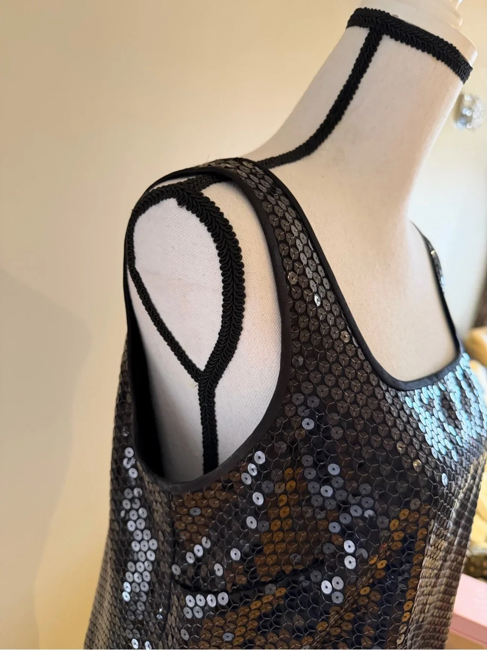 Liz Claiborne black sequin